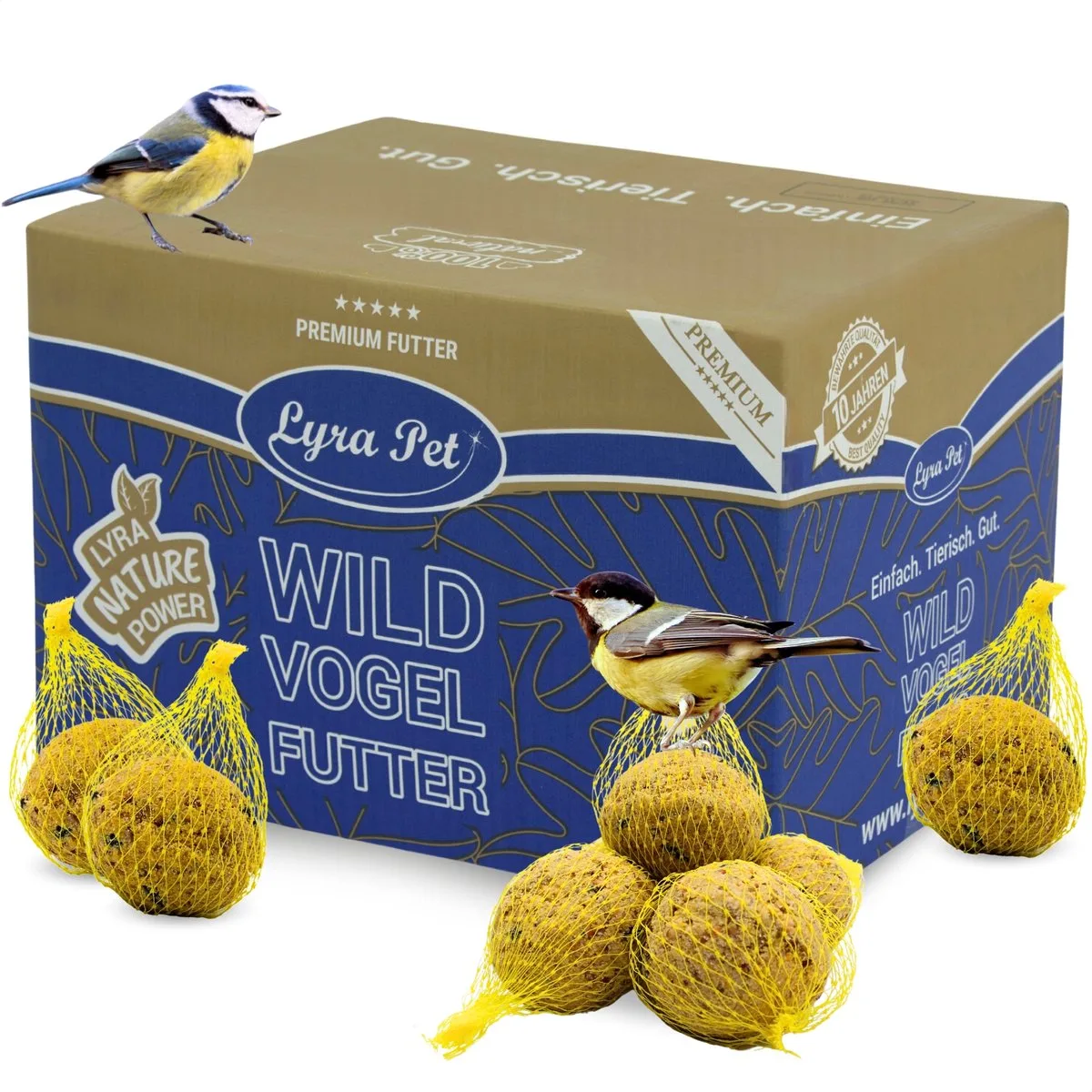 200 st. Lyra Pet® all-season bolletjes met net, 90 g per stuk = 18 kg by Lyra Pet – product photo