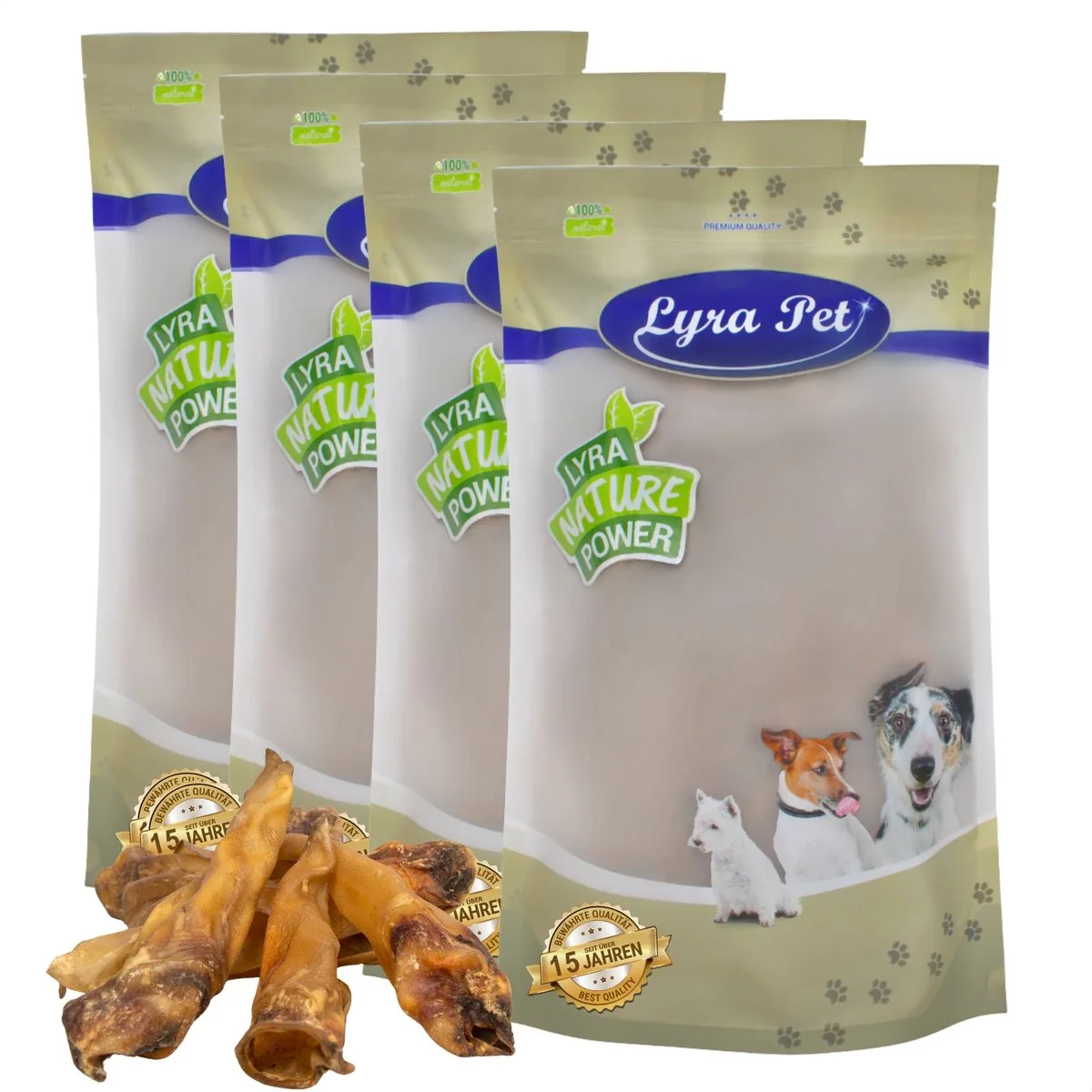 200 st. Lyra Pet® Runderoren ca. 10 kg van Lyra Pet – productfoto