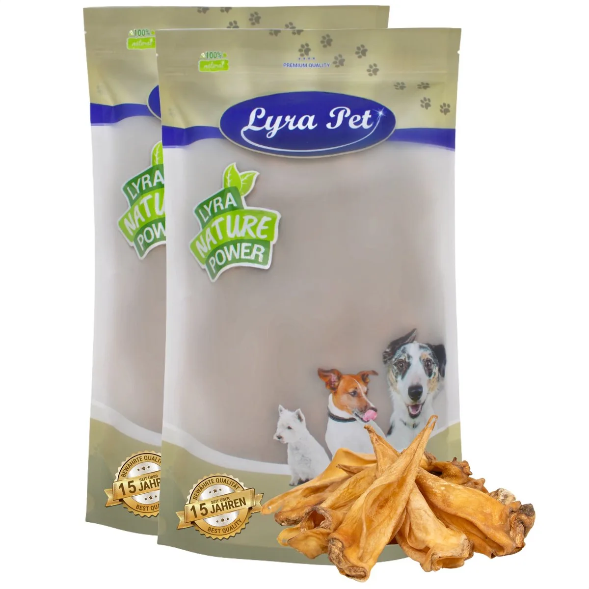 200 st. Lyra Pet® Runderoren ca. 6 kg van Lyra Pet – productfoto