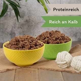 22 x 150 g Lecker.Pet® Josie's Feine Paté rijk aan kalfsvlees hondenvoer natvoer compleet voer von Lyra Pet – Produktfoto 4 von 5