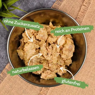 24 x 400 g Lecker.Pet® Balu's 100 % kip en kalkoen natvoer voor katten by Lyra Pet – product photo 2 of 5