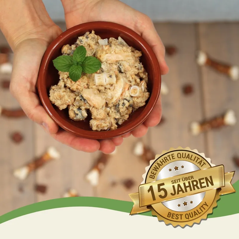 24 x 400 g Lecker.Pet® Mia's 100 % zalm natvoer voor katten von Lyra Pet – Produktfoto 3 von 5