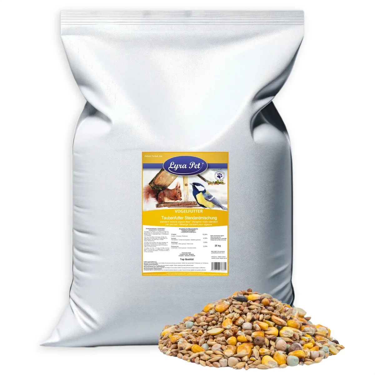 25 kg Lyra Pet® duivenvoer standaardmengeling de Lyra Pet – photo produit