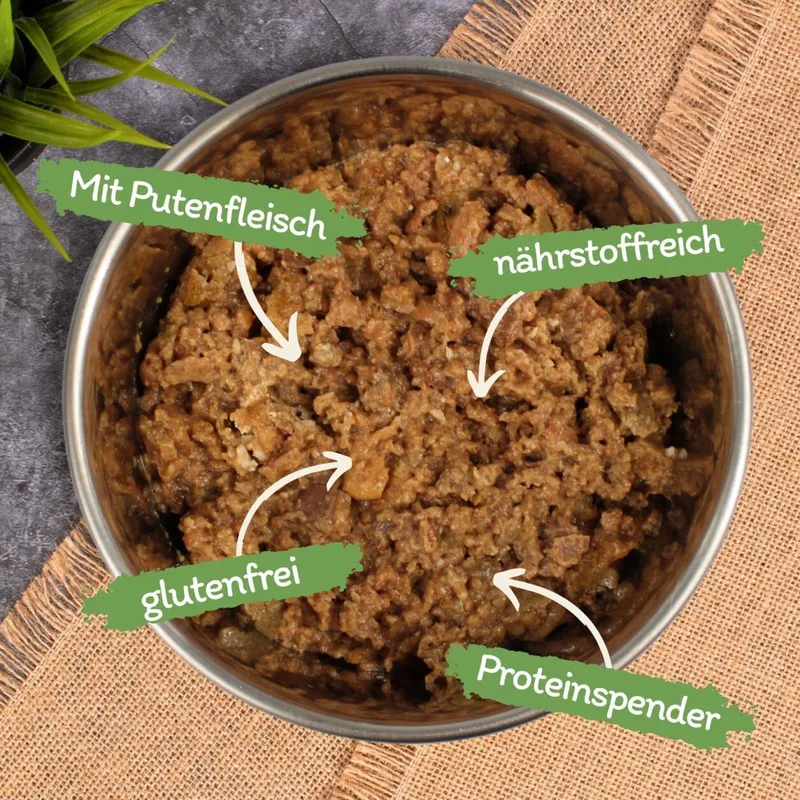 34 x 100 g Lecker.Pet® Balu's Feine Paté Reich an Pute kattenvoer natvoer compleet voer de Lyra Pet – photo produit 2 sur 5