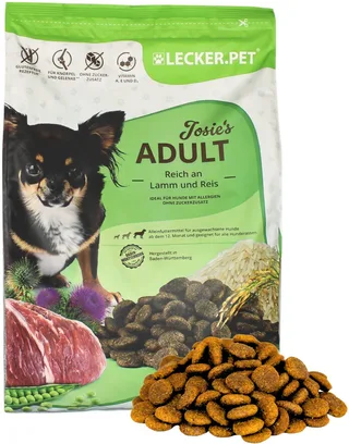 4 kg Lecker.Pet® Josie's Adult Lam & Rijst Hondenvoer Droogvoer Compleet Voer de Lyra Pet – photo produit 1 sur 5