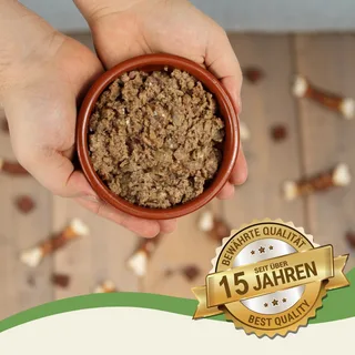 44 x 150 g Lecker.Pet® Luna's Feine Paté Reich an Pute hondenvoer natvoer compleet voer von Lyra Pet – Produktfoto 3 von 5