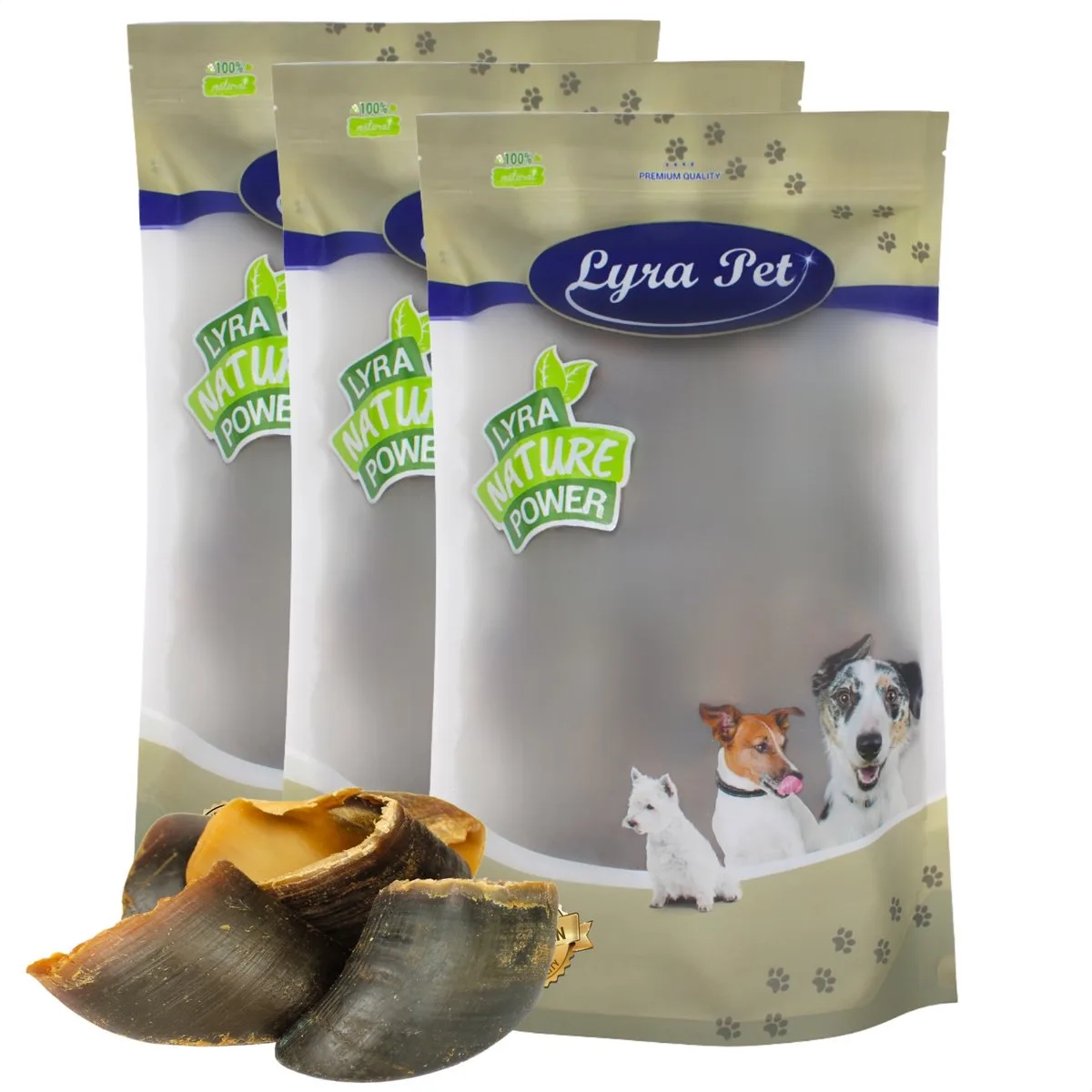 45 stuks. Lyra Pet® Runderhoeven ca. 3,6 kg van Lyra Pet – productfoto