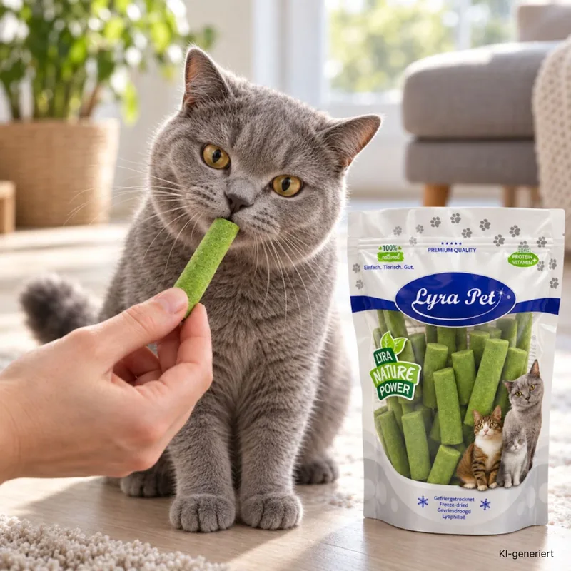 5 kg (25 x 200 g) Lyra Pet® gevriesdroogde kattengras sticks by Lyra Pet – product photo 4 of 5