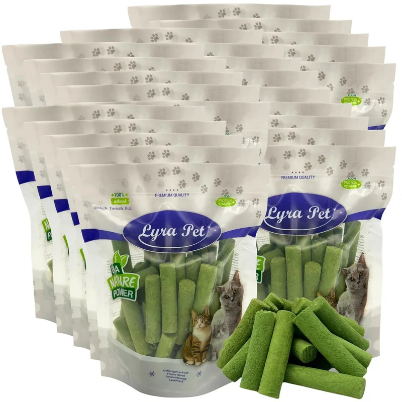 5 kg (25 x 200 g) Lyra Pet® gevriesdroogde kattengras sticks by Lyra Pet – product photo 1 of 5