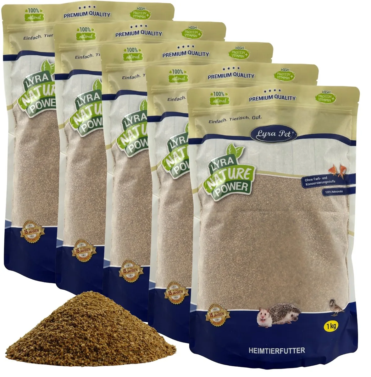 5 kg Lyra Pet® Daphnia (watervlooien) gedroogd van Lyra Pet – productfoto