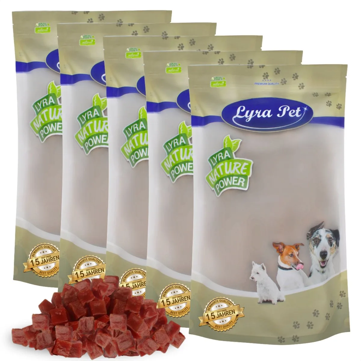 5 kg Lyra Pet® eendenborstblokjes van Lyra Pet – productfoto