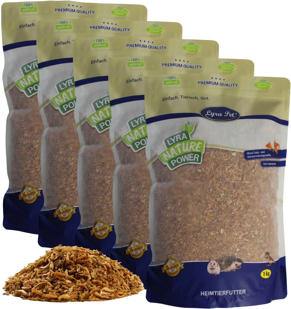 5 kg Lyra Pet® Garnalen gedroogd van Lyra Pet – productfoto