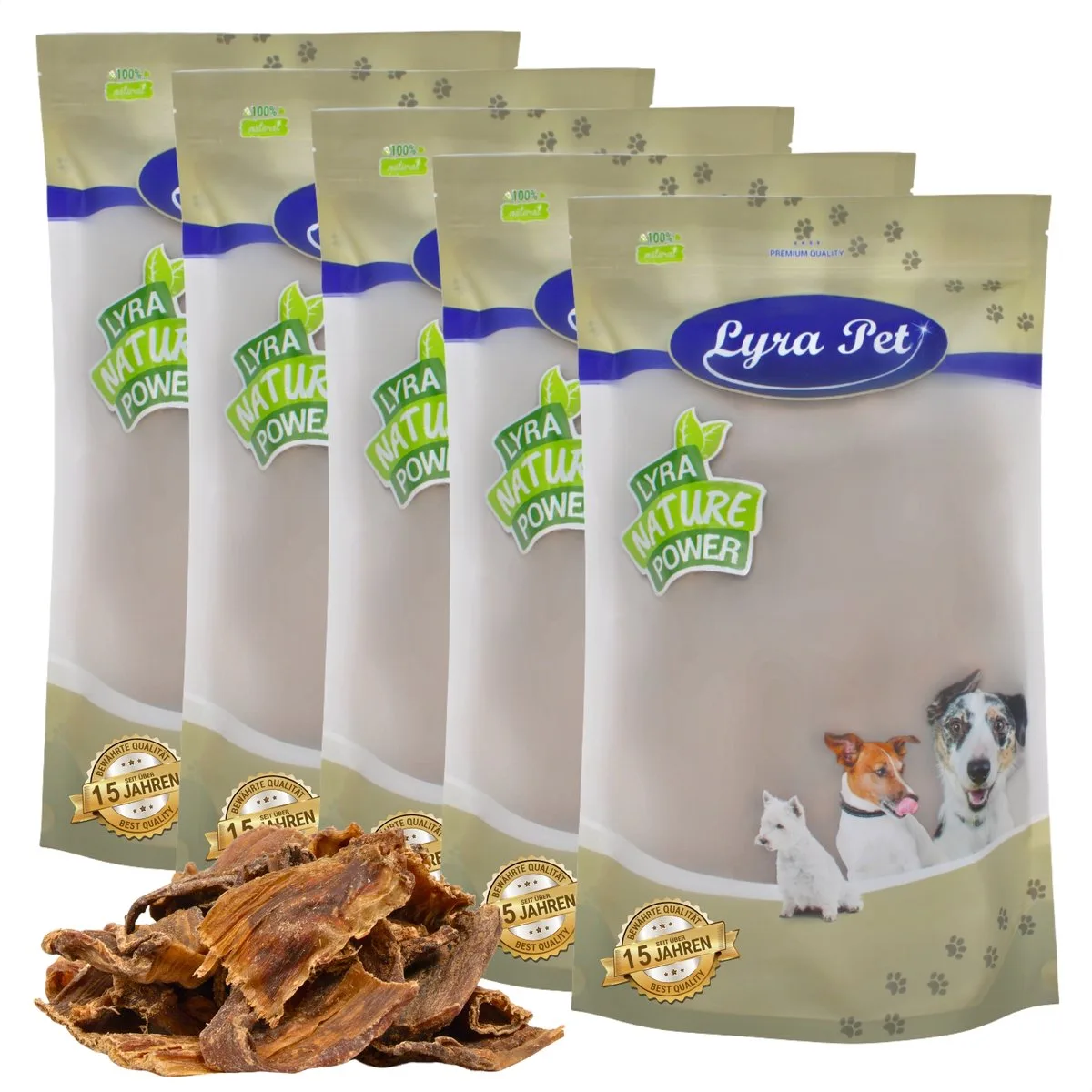 Dörrfleisch Chips 4 - 10 cm 5 kg von Lyra Pet – Produktfoto
