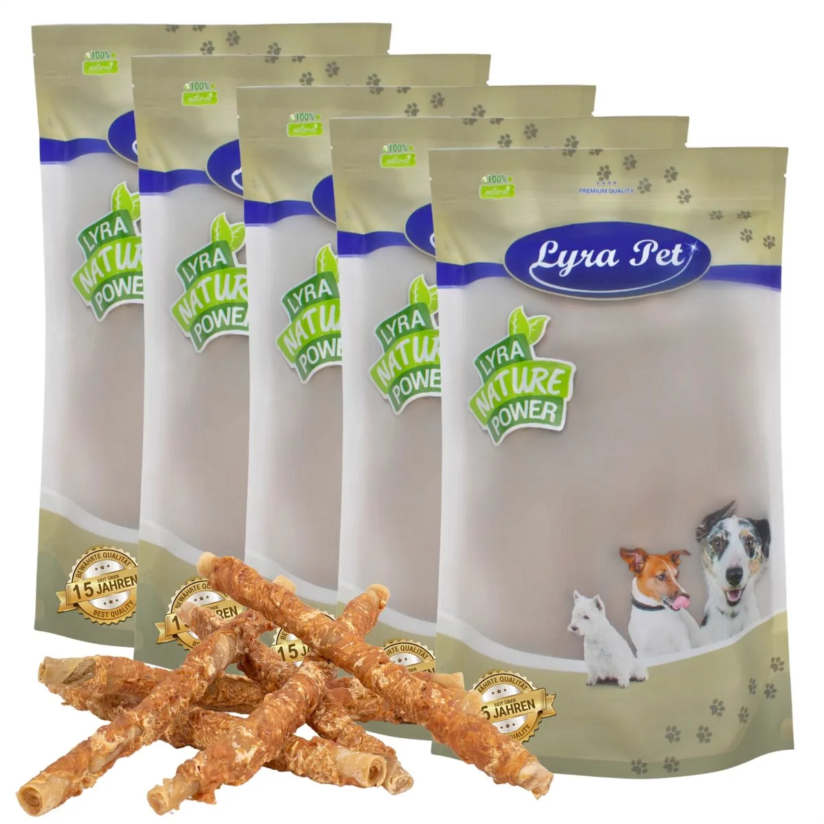 5 kg Lyra Pet® kauwrollen met kipfilet ca. 30-34 cm van Lyra Pet – productfoto