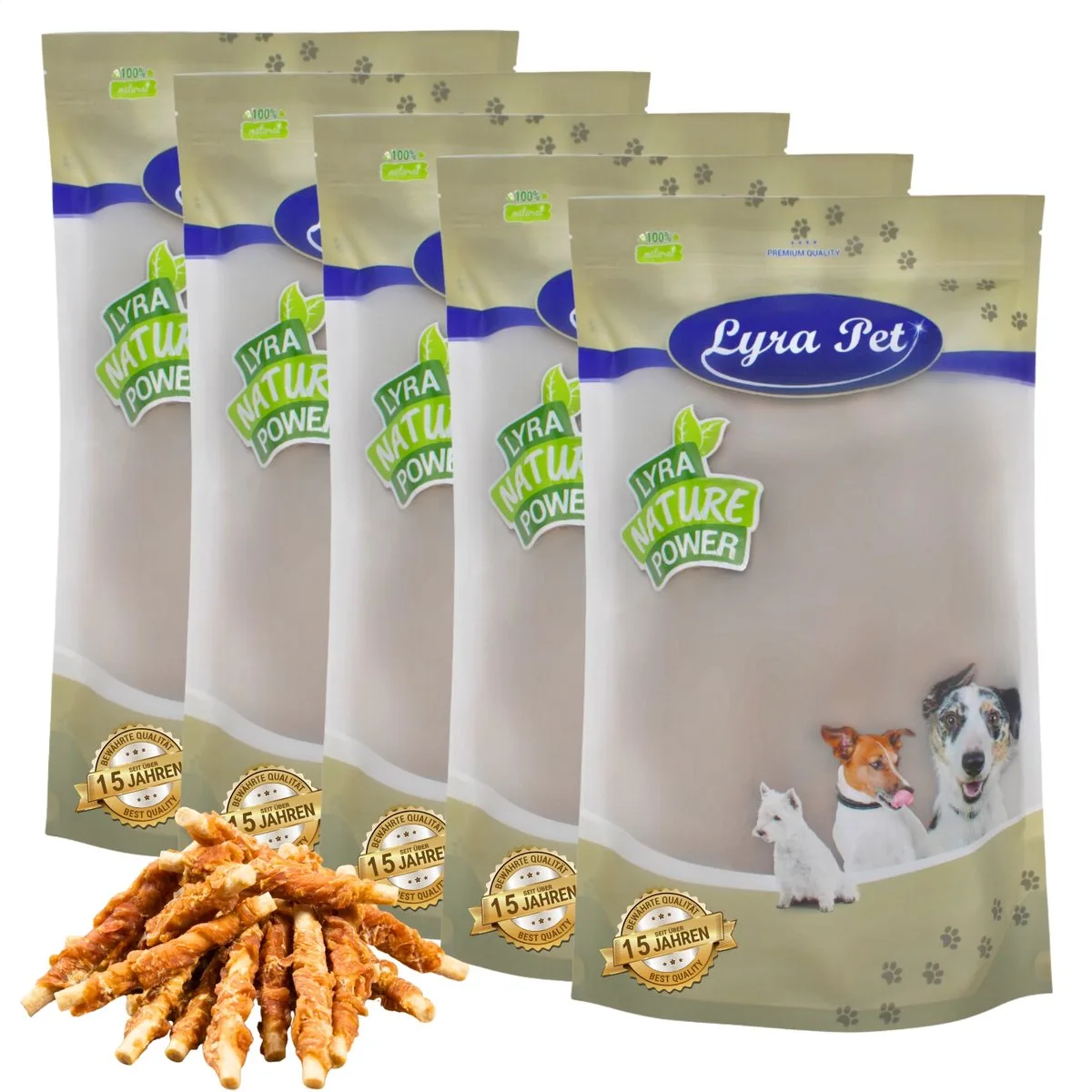 5 kg Lyra Pet® kauwsticks met kipfilet van Lyra Pet – productfoto