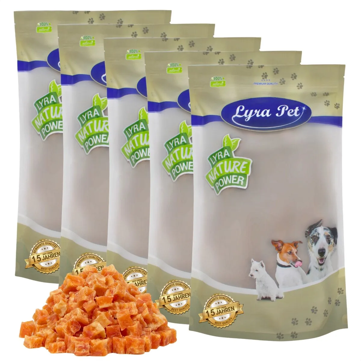 5 kg Lyra Pet® kipblokjes met vis van Lyra Pet – productfoto