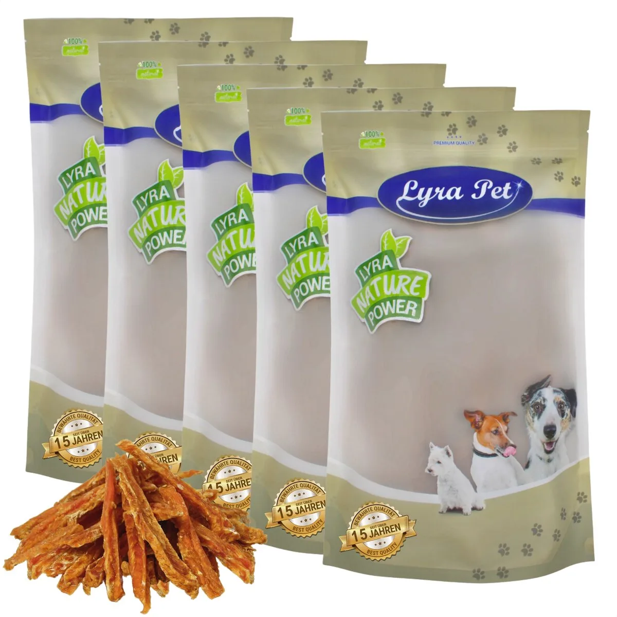 5 kg Lyra Pet® kipfiletreepjes van Lyra Pet – productfoto