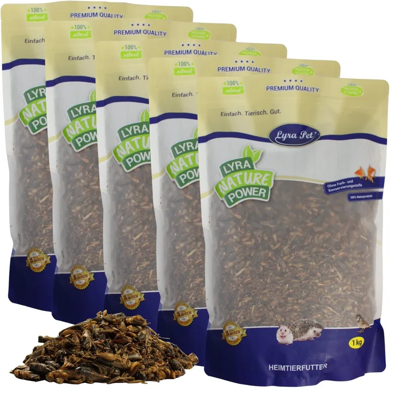 5 kg Lyra Pet® krekels gedroogd de Lyra Pet – photo produit