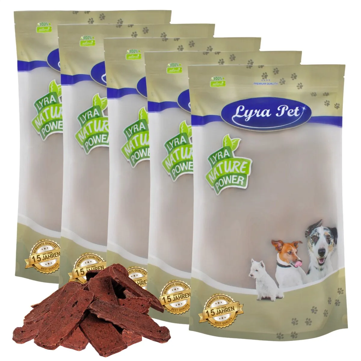 5 kg Lyra Pet® lamsvleesreepjes de Lyra Pet – photo produit