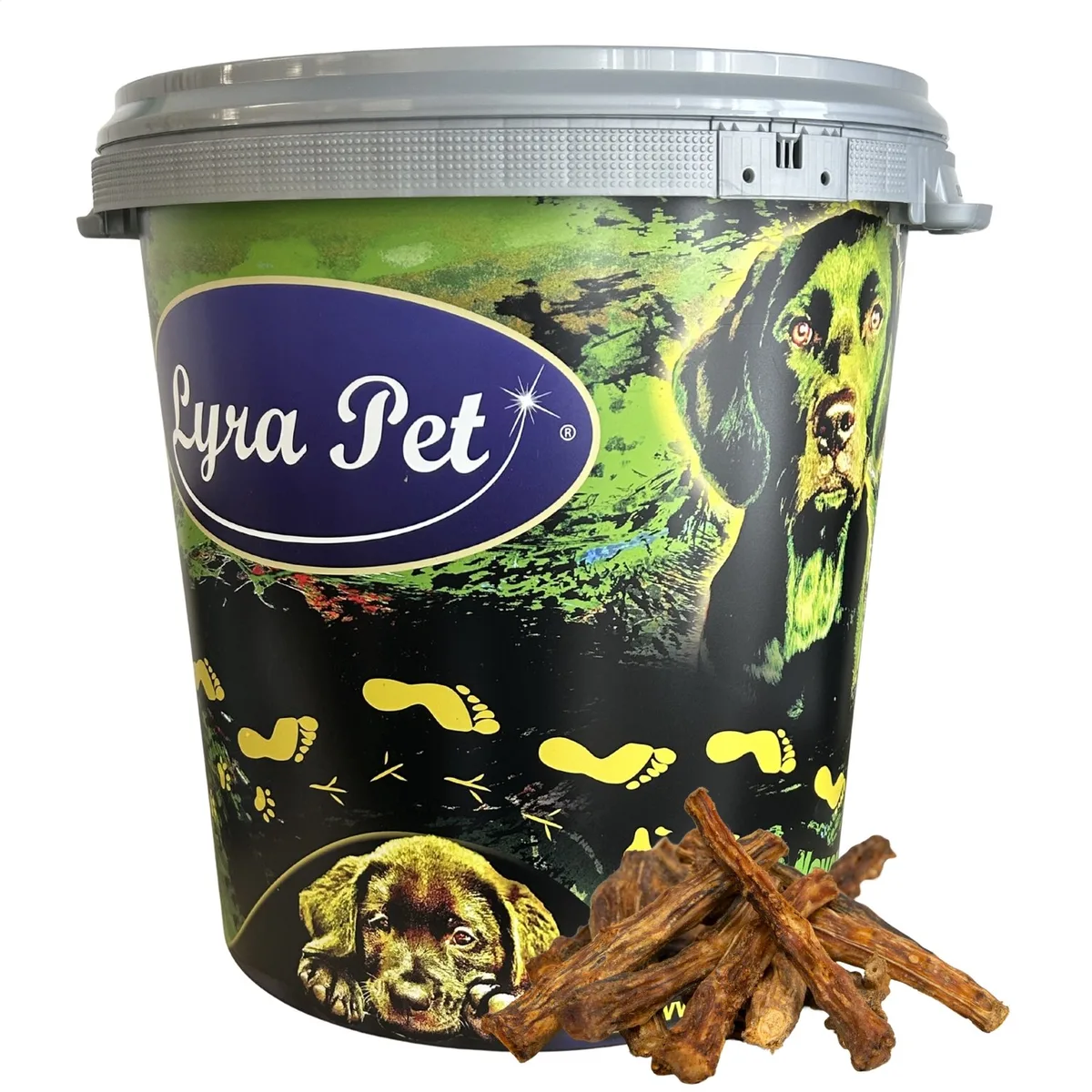 5 kg Lyra Pet® Ochsenschwanz natur in 30 L Tonne van Lyra Pet – productfoto