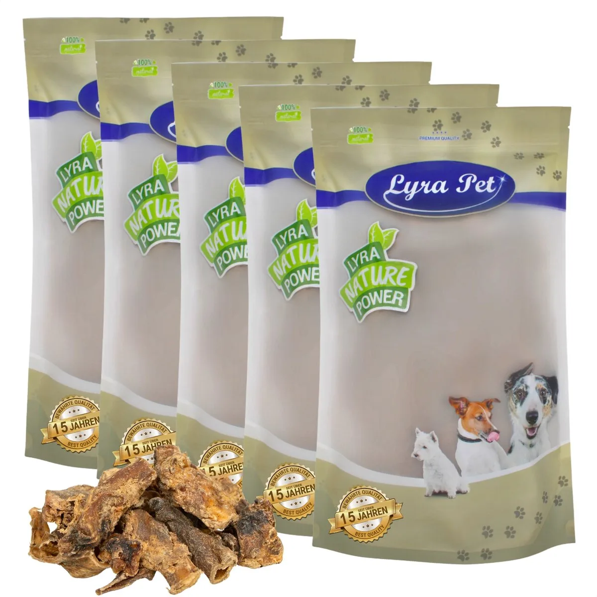 5 kg Lyra Pet® ossenstaartstukken van Lyra Pet – productfoto