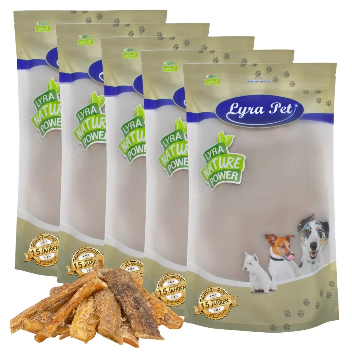 5 kg Lyra Pet® Runderpens groot MHD 9/2025 van Lyra Pet – productfoto
