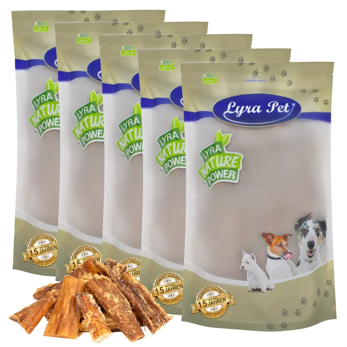 5 kg Lyra Pet® Runderpens klein MHD 9/2025 van Lyra Pet – productfoto
