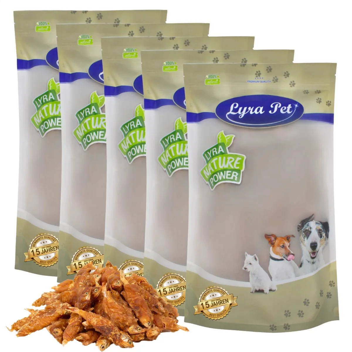 5 kg Lyra Pet® Wrap met kip en vis van Lyra Pet – productfoto