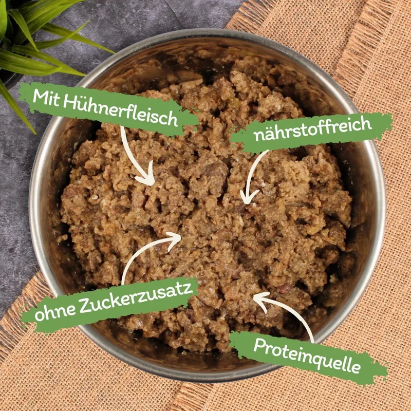 51 x 100 g Lecker.Pet® Leo's Feine Paté Rijk aan kip Nat kattenvoer Complete voeding de Lyra Pet – photo produit 2 sur 5