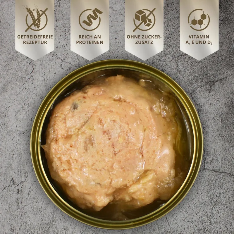 6 x 400 g Lecker.Pet® Balu's 100 % kip en kalkoen natvoer voor katten by Lyra Pet – product photo 5 of 5