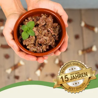 6 x 400 g Lecker.Pet® Emily's 100 % rundvlees spiervlees natvoer voor katten by Lyra Pet – product photo 3 of 5