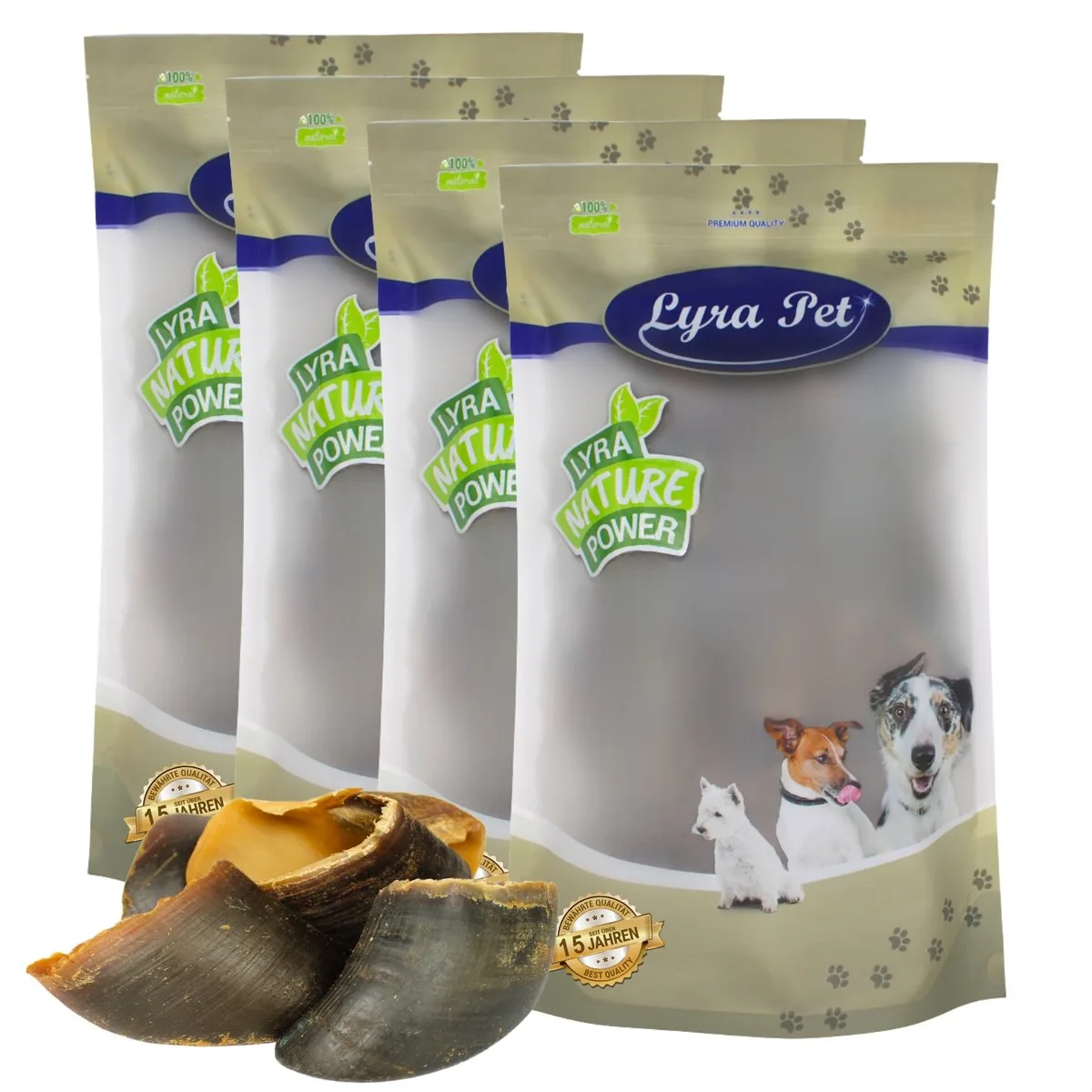 60 stuks. Lyra Pet® Runderhoeven ca. 4,8 kg by Lyra Pet – product photo