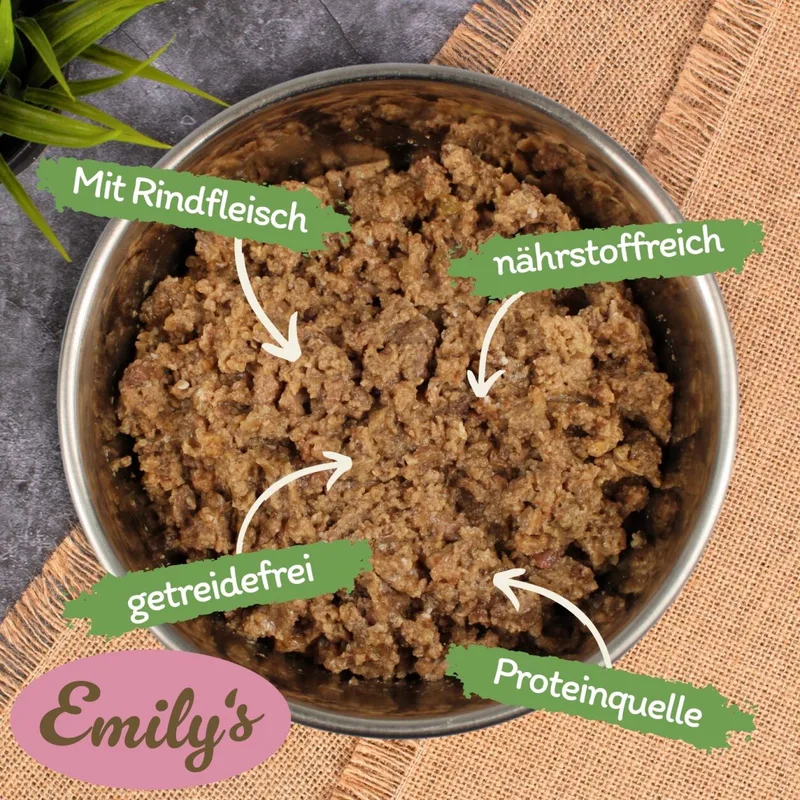 68 x 100 g Lecker.Pet® Balu's, Emily's, Leo's & Mia's Feine Paté kattenvoer natvoer mix compleet voer - 17 bakjes per soort de Lyra Pet – photo produit 2 sur 5