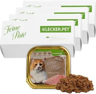 68 x 100 g Lecker.Pet® Balu's Feine Paté Reich an Pute kattenvoer natvoer compleet voer de Lyra Pet – photo produit 1 sur 5