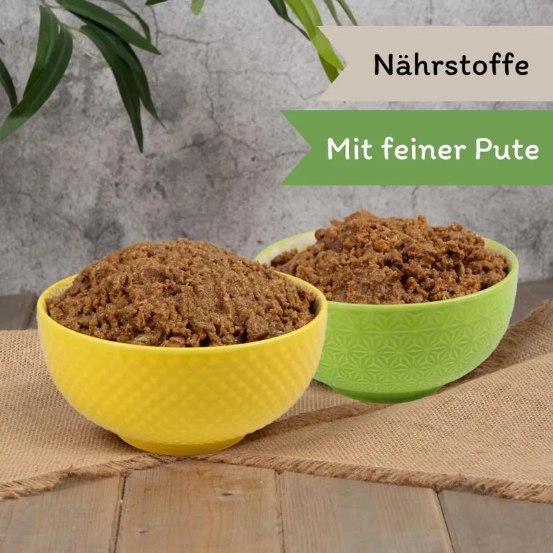 68 x 100 g Lecker.Pet® Balu's Feine Paté Reich an Pute kattenvoer natvoer compleet voer de Lyra Pet – photo produit 4 sur 5