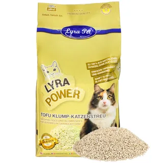 7,5 kg Lyra Pet® Tofu kattenbakvulling klonterend de Lyra Pet – photo produit 1 sur 5
