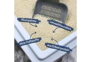 7,5 kg Lyra Pet® Tofu kattenbakvulling klonterend de Lyra Pet – photo produit 2 sur 5