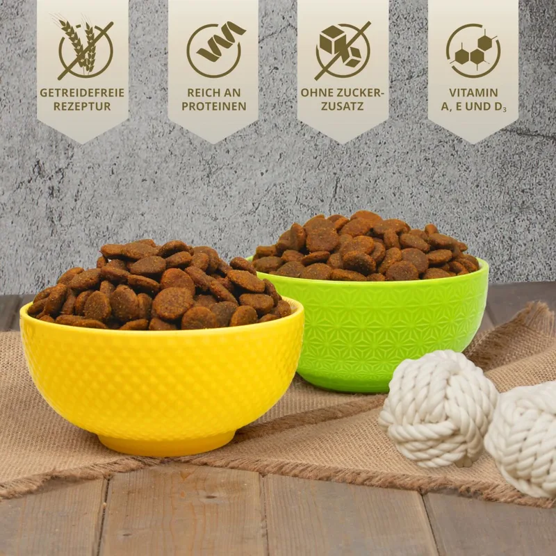 8 kg Lecker.Pet® Gino's Adult Maxi met kip droog hondenvoer volledig voer de Lyra Pet – photo produit 4 sur 5