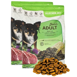 8 kg Lecker.Pet® Josie's Adult Lamb & Rice droog hondenvoer compleet voer de Lyra Pet – photo produit 1 sur 5
