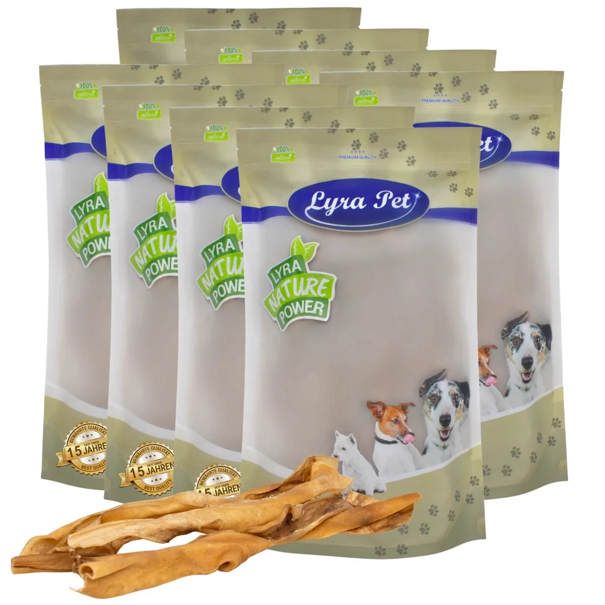 80 stuks. Lyra Pet® Rundscalp sticks ca. 50 cm van Lyra Pet – productfoto