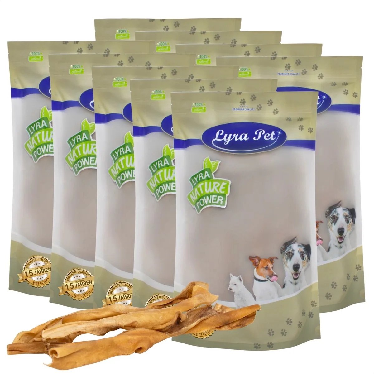 90 stuks. Lyra Pet® Rundscalp sticks ca. 50 cm van Lyra Pet – productfoto