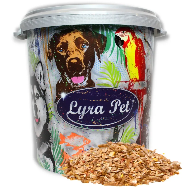 Fettfutter AlbMühle Protein-Mix in 30 L Tonne von Lyra Pet in Regular – Produktfoto