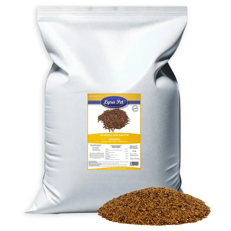 Leinsamen 10 kg von Lyra Pet in Regular – Produktfoto