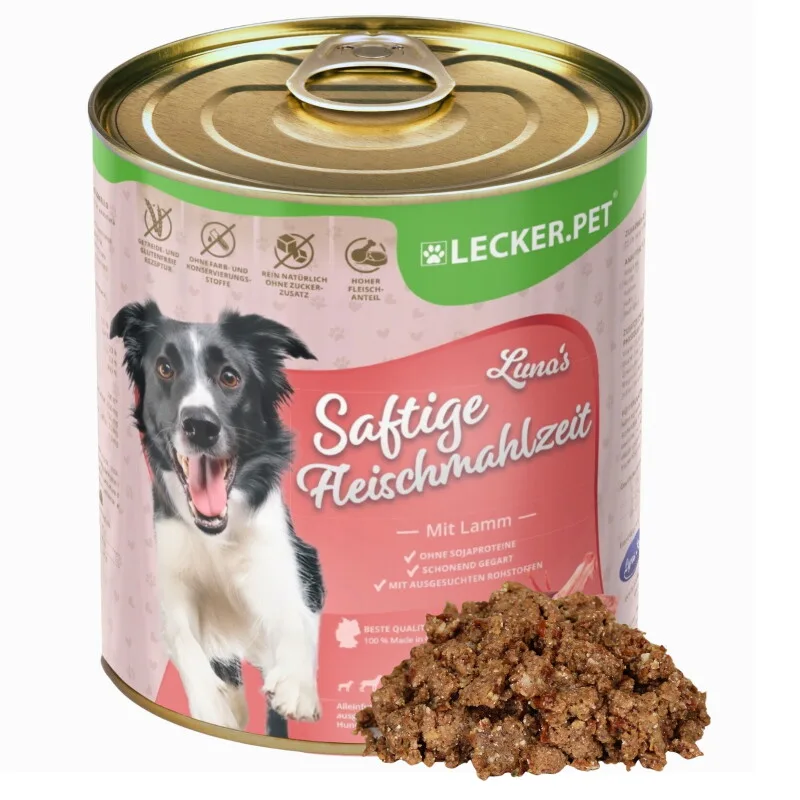 Luna's Saftige Fleischmahlzeit mit Lamm 14,4 kg de Lyra Pet en Regular – photo produit