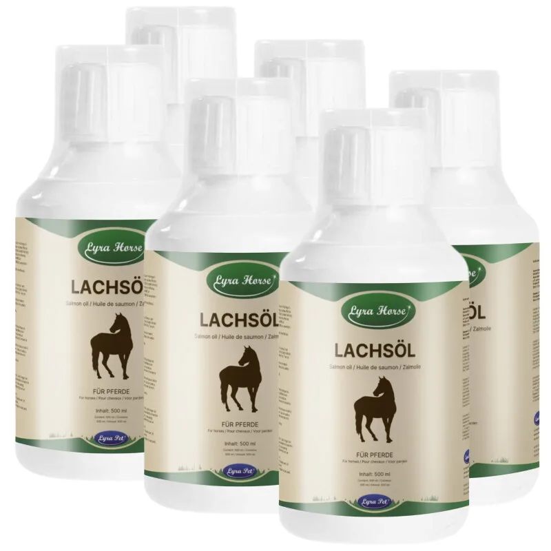 Lyra Horse 100 % Lachsöl für Pferde 3 l de Lyra Pet en Regular – photo produit