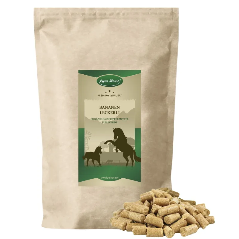 Lyra Horse Bananen Leckerli 5 kg von Lyra Pet in Regular – Produktfoto