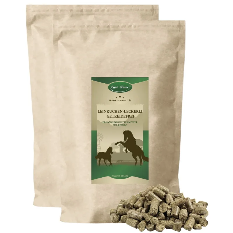 Lyra Horse Leinkuchen Leckerli 10 kg fra Lyra Pet i Regular – produktbillede