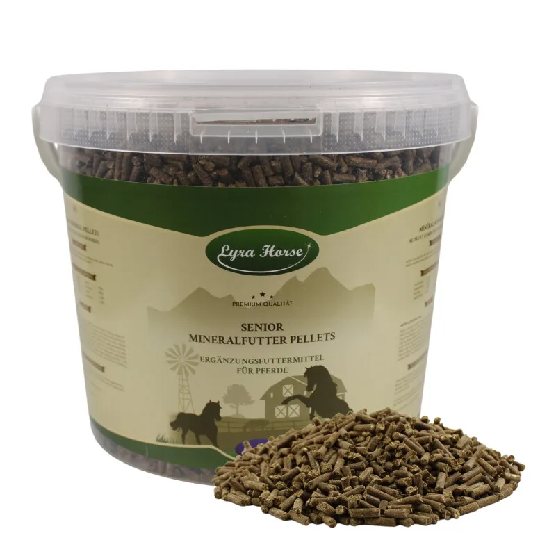 Lyra Horse Senior Mineralfutter im Eimer 3,8 kg de Lyra Pet en Regular – photo produit