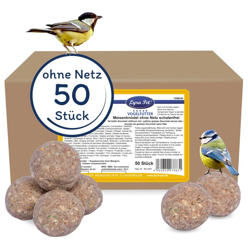 LyraPet Gourmet Meisenknödel schalenfrei 4,25 kg van Lyra Pet in Regular – productfoto