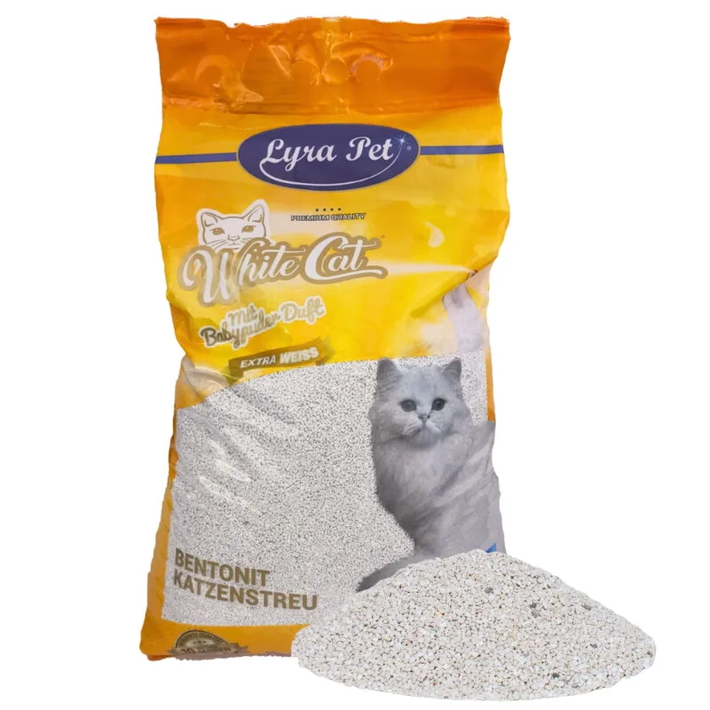White Cat Bentonit Katzenstreu 15 l by Lyra Pet in Regular – product photo